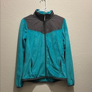 ☑️Magellan Outdoors Women's Turquoise and Charcoal Ski Jacket